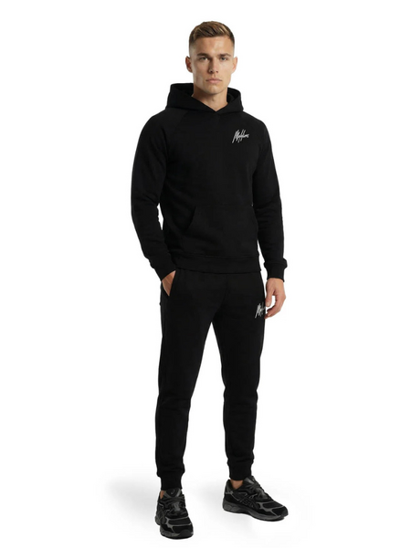 Malelions Sport Logo Raglan Hoodie - Black