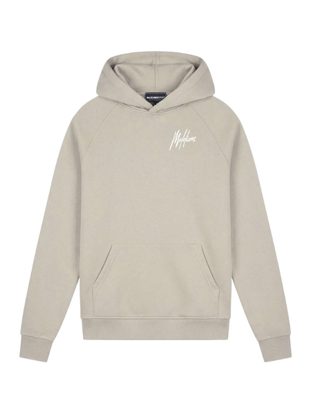 Malelions Sport Logo Raglan Hoodie - Beige Malelions Malelions Sport Logo Raglan Hoodie - Beige