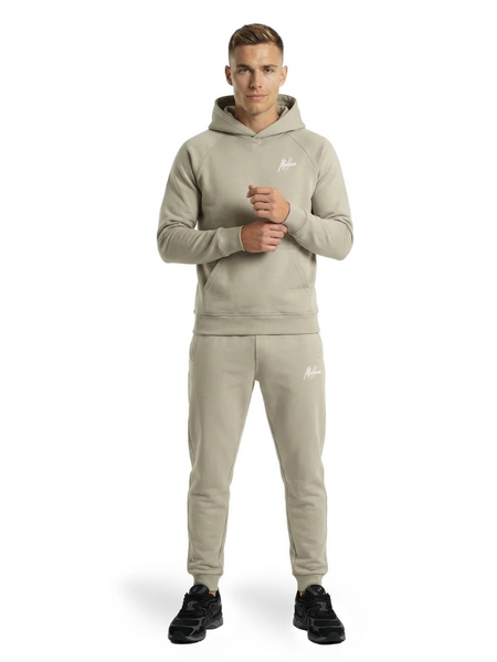 Malelions Sport Logo Raglan Hoodie - Beige