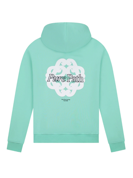 Pure Path Pure Path Bold Emblem Hoodie - Mint