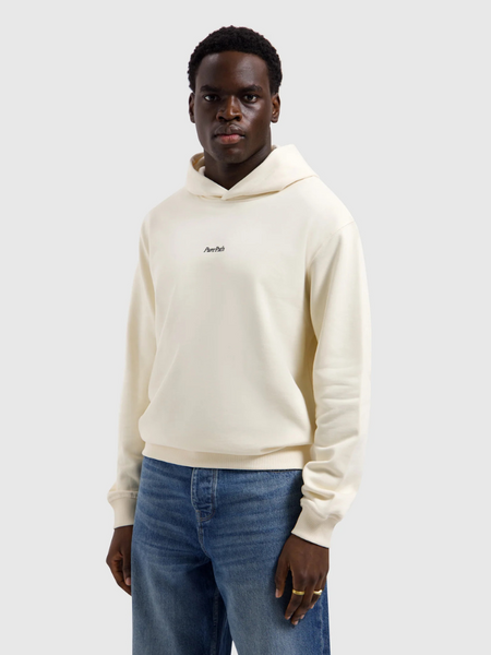 Pure Path Pure Path Bold Emblem Hoodie - Ecru