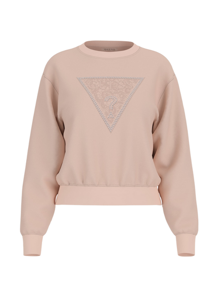 Guess Guess CN Triangle lace sweater - Cosmic Vanilla Guess CN Triangle lace sweater - Cosmic Vanilla