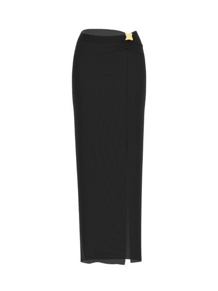 Guess Guess Brigitte Midi Skirt - Jet Black Guess Brigitte Midi Skirt - Jet Black