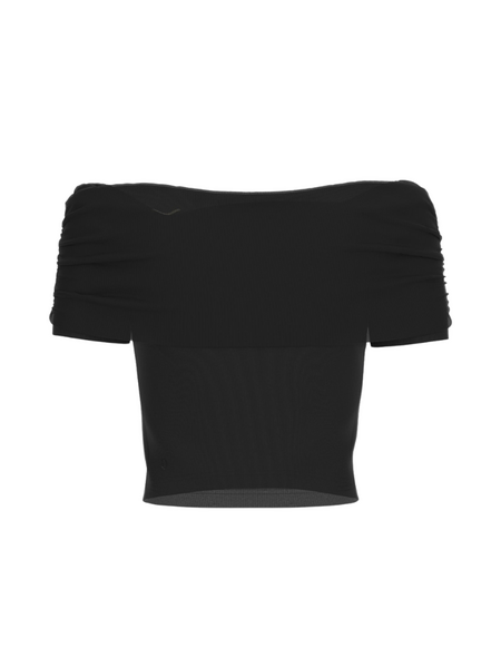 Guess Guess Brigitte Off Shoulder Top - Jet Black