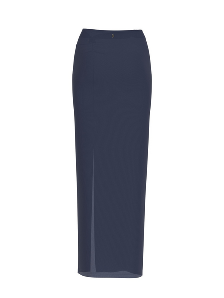 Guess Guess Brigitte Midi Skirt - Blackened Blue