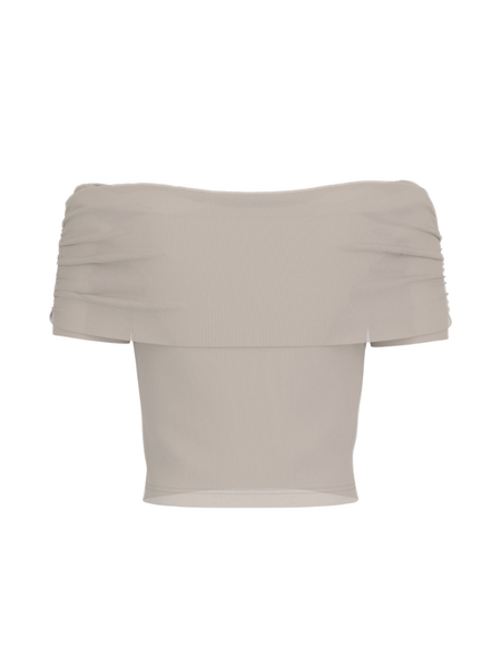 Guess Guess Brigitte Off Shoulder Top - Regal Brown