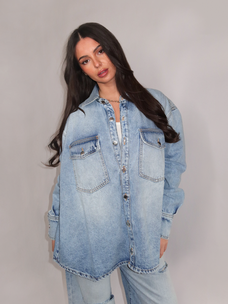 ICON Denim ICON Denim Noa Blouse - Sky Blue