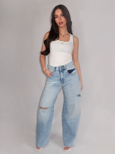 ICON Denim Poppy Jeans - Sky Blue