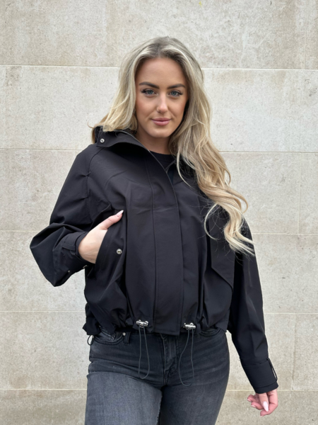 Airforce Women Oversized Softshell Jacket - True Black