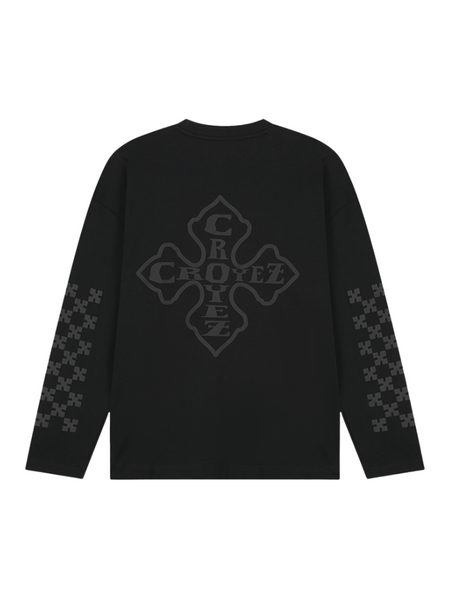 Croyez Croyez Cross Longsleeve - Vintage Black