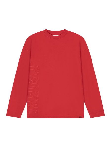 Croyez Croyez Logo Longsleeve - Red