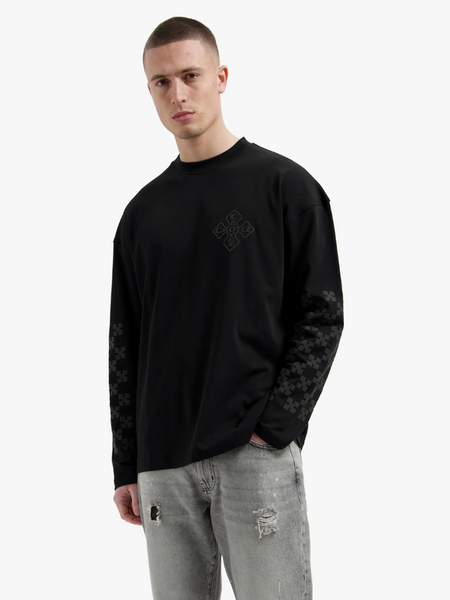 Croyez Cross Longsleeve - Vintage Black