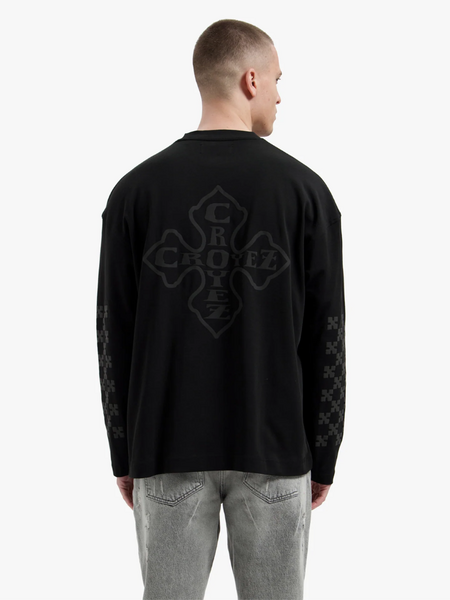 Croyez Croyez Cross Longsleeve - Vintage Black