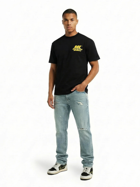 Malelions Malelions Straight Fit Denim - Light Blue