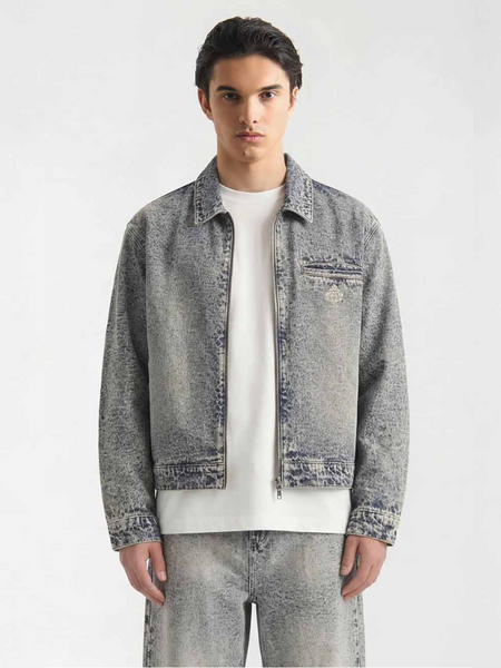 Don't Waste Culture Querine Jacket - Mid Blue