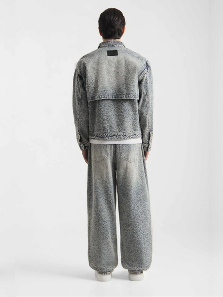 Don't Waste Culture Querine Jacket - Mid Blue Don't Waste Culture Don't Waste Culture Querine Jacket - Mid Blue