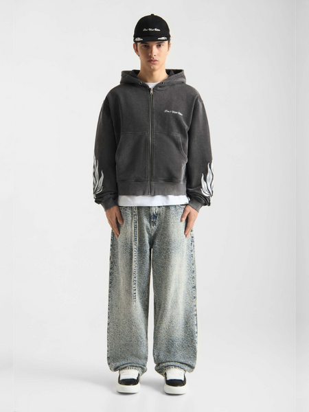 Don't Waste Culture Don't Waste Culture Wesandra Zip Hoodie - Washed Black