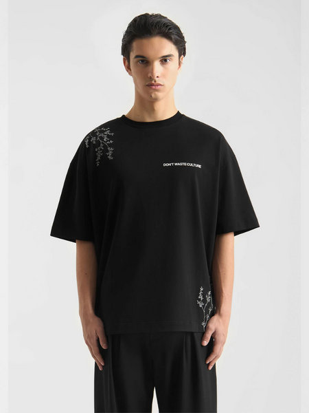 Don't Waste Culture Don't Waste Culture Morikae T-Shirt - Black Don't Waste Culture Morikae T-Shirt - Black
