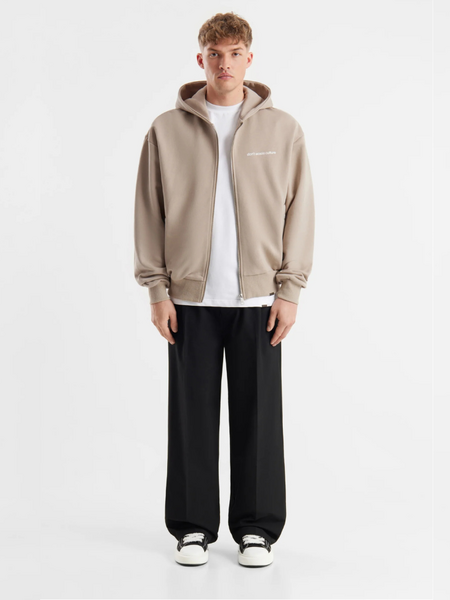 Don't Waste Culture Don't Waste Culture Ale Zip Hoodie - Taupe