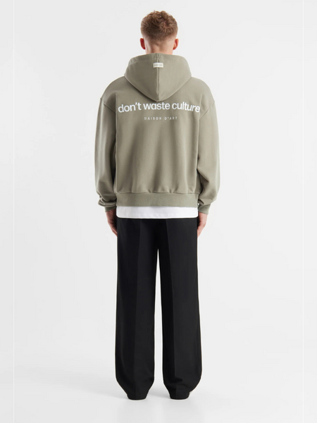 Don't Waste Culture Don't Waste Culture Ale Zip Hoodie - Sage Green