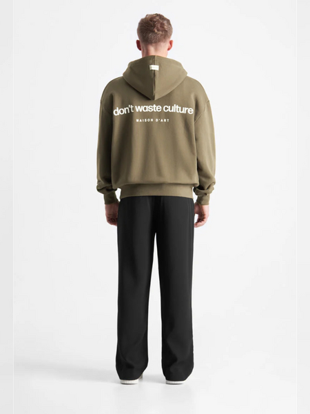 Don't Waste Culture Don't Waste Culture Ale Zip Hoodie - Khaki