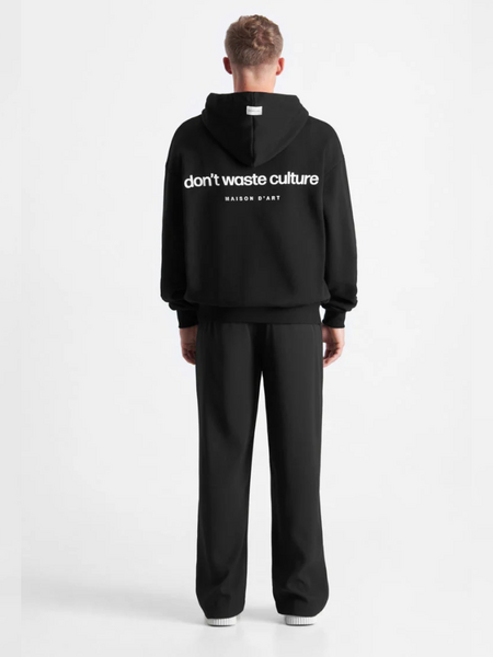 Don't Waste Culture Don't Waste Culture Ale Zip Hoodie - Black