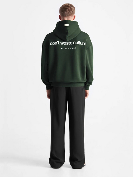 Don't Waste Culture Don't Waste Culture Ray Hoodie - Dark Green