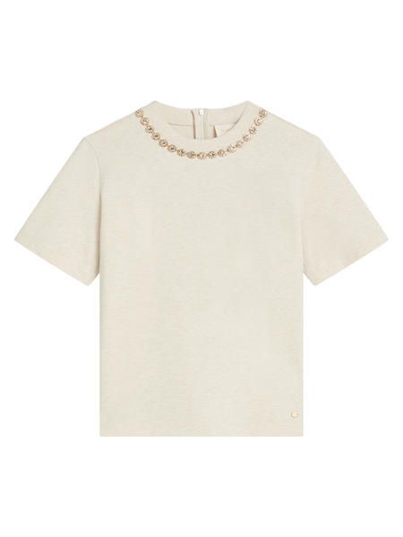 Josh V Rosina Top - Ecru Melange