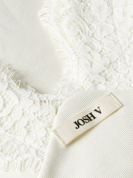 Josh V Josh V River Top - Creme white