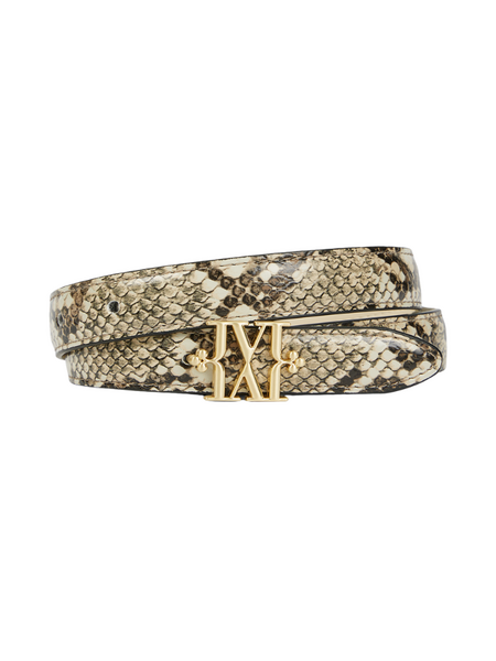 Josh V Dorissa Belt - Snake Creme White