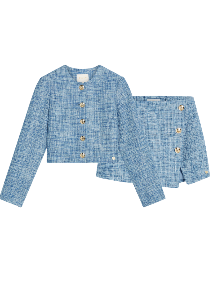 Josh V Josh V Remi Combi-Set - Blue Boucle