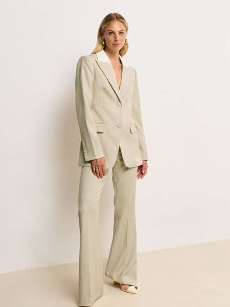 Josh V Josh V Nila Blazer - Ecru Melange