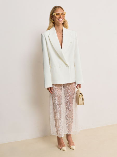 Josh V Josh V Trixie Lace Pants - Creme White