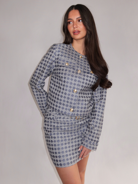 Nikkie Parole Jacket - Misty Blue Nikkie Nikkie Parole Jacket - Misty Blue