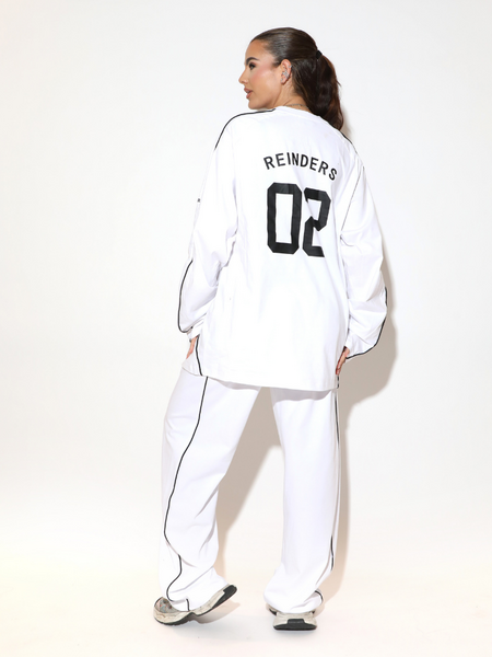 Reinders Reinders Lymee Baseball Long Sleeves - White