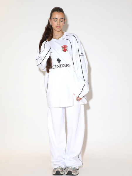 Reinders Reinders Lymee Baseball Long Sleeves - White