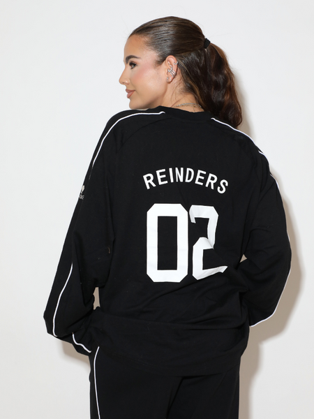 PRE-ORDER Reinders Lymee Baseball Long Sleeves - True Black Reinders PRE-ORDER Reinders Lymee Baseball Long Sleeves - True Black