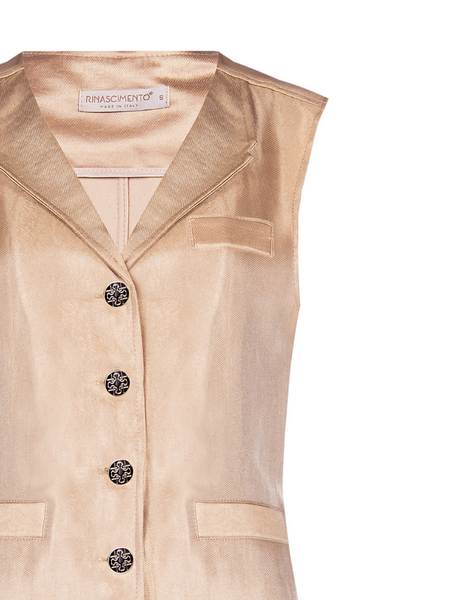 Rinascimento Rinascimento Gilet - Tortora Beige