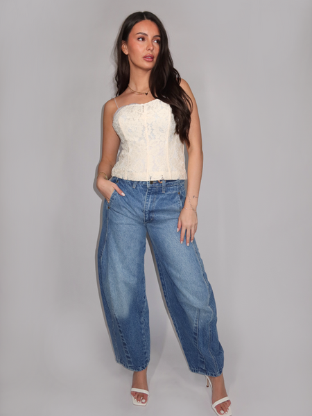 Rinascimento Pantaloni Jeans - Azzurro