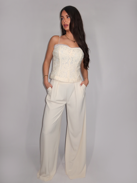 Rinascimento Pantalon - Panna Bianco