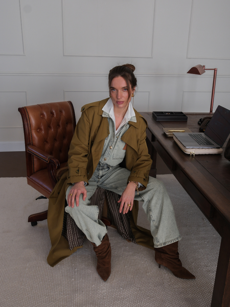 Josh V Mylessa Blouse - Light Dirty Denim Josh V Josh V Mylessa Blouse - Light Dirty Denim