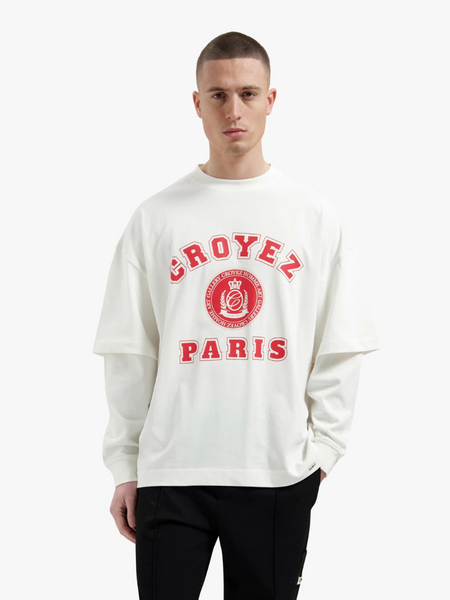 Croyez Bouclier Longsleeve - Off-White