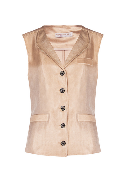 Rinascimento Rinascimento Gilet - Tortora Beige