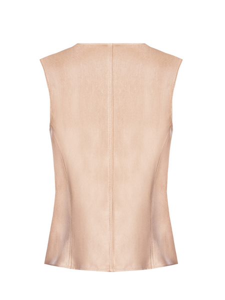 Rinascimento Rinascimento Gilet - Tortora Beige