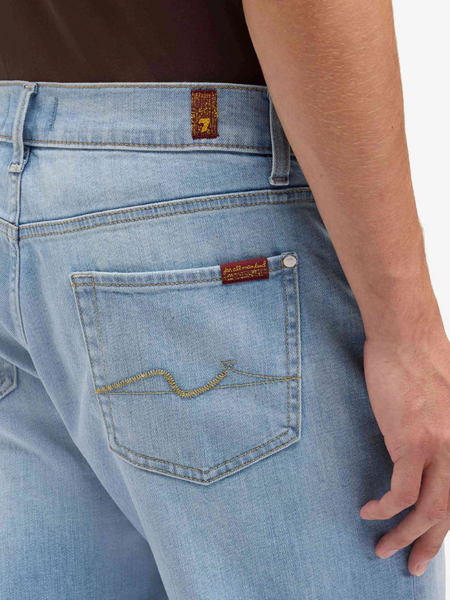 7 For All Mankind Slimmy Tapered Frosty Jeans - Light Blue 7 For All Mankind 7 For All Mankind Slimmy Tapered Frosty Jeans - Light Blue