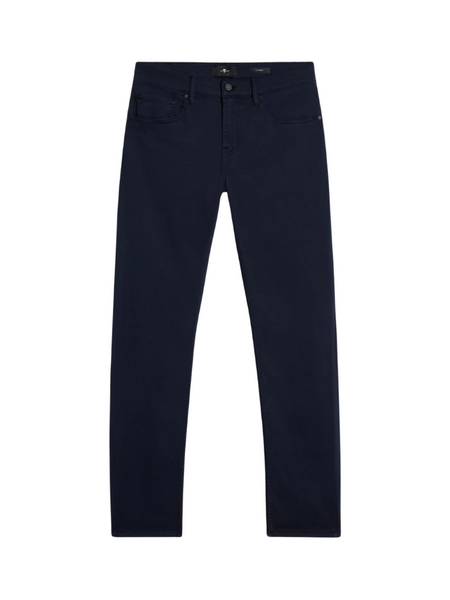 7 For All Mankind Slimmy Stretch Sateen Navy Jeans - Blue 7 For All Mankind 7 For All Mankind Slimmy Stretch Sateen Navy Jeans - Blue