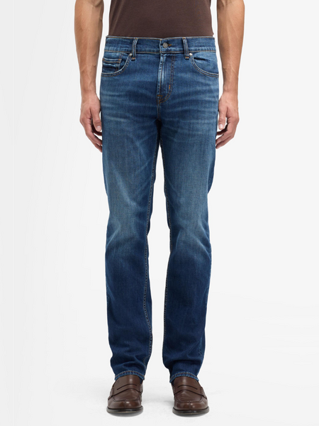 7 For All Mankind Slimmy Industrial Jeans - Dark Blue
