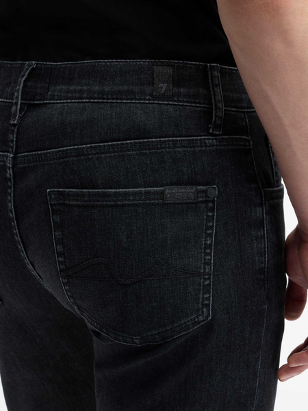 7 For All Mankind 7 For All Mankind Slimmy Tapered Starry Jeans - Black