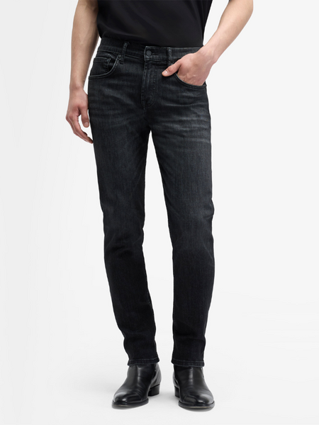 7 For All Mankind 7 For All Mankind Slimmy Tapered Starry Jeans - Black
