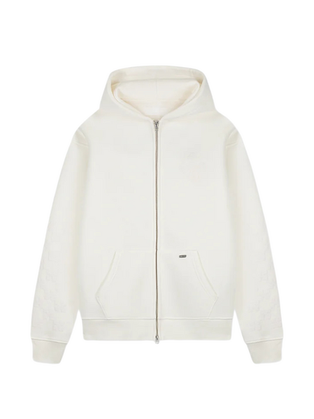 Croyez Croyez Cross Zip Hoodie - Off-White